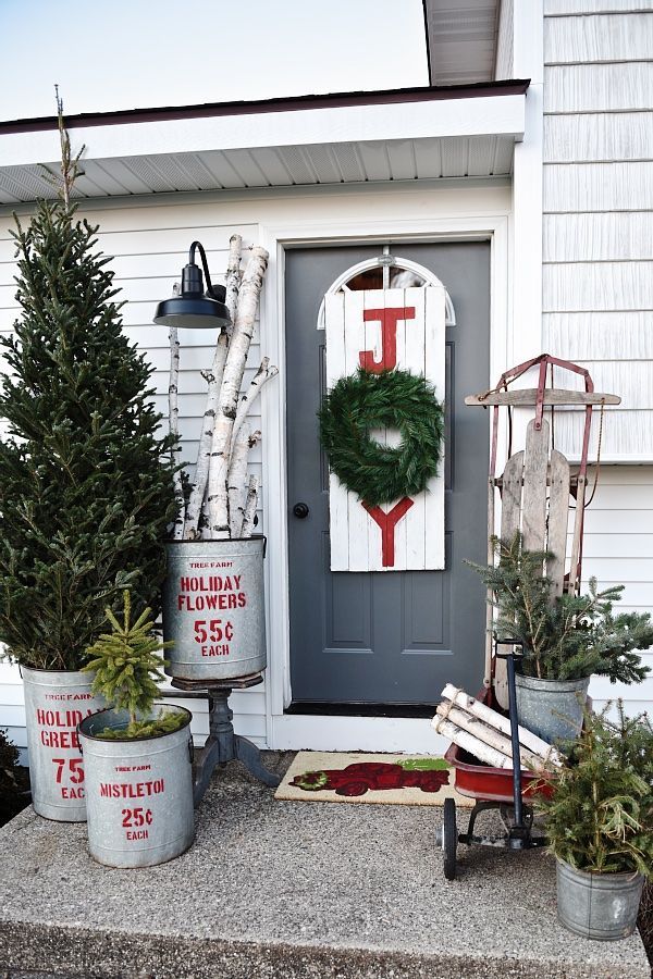 41 DIY Christmas Door Decorations – Holiday Door_yy (2)