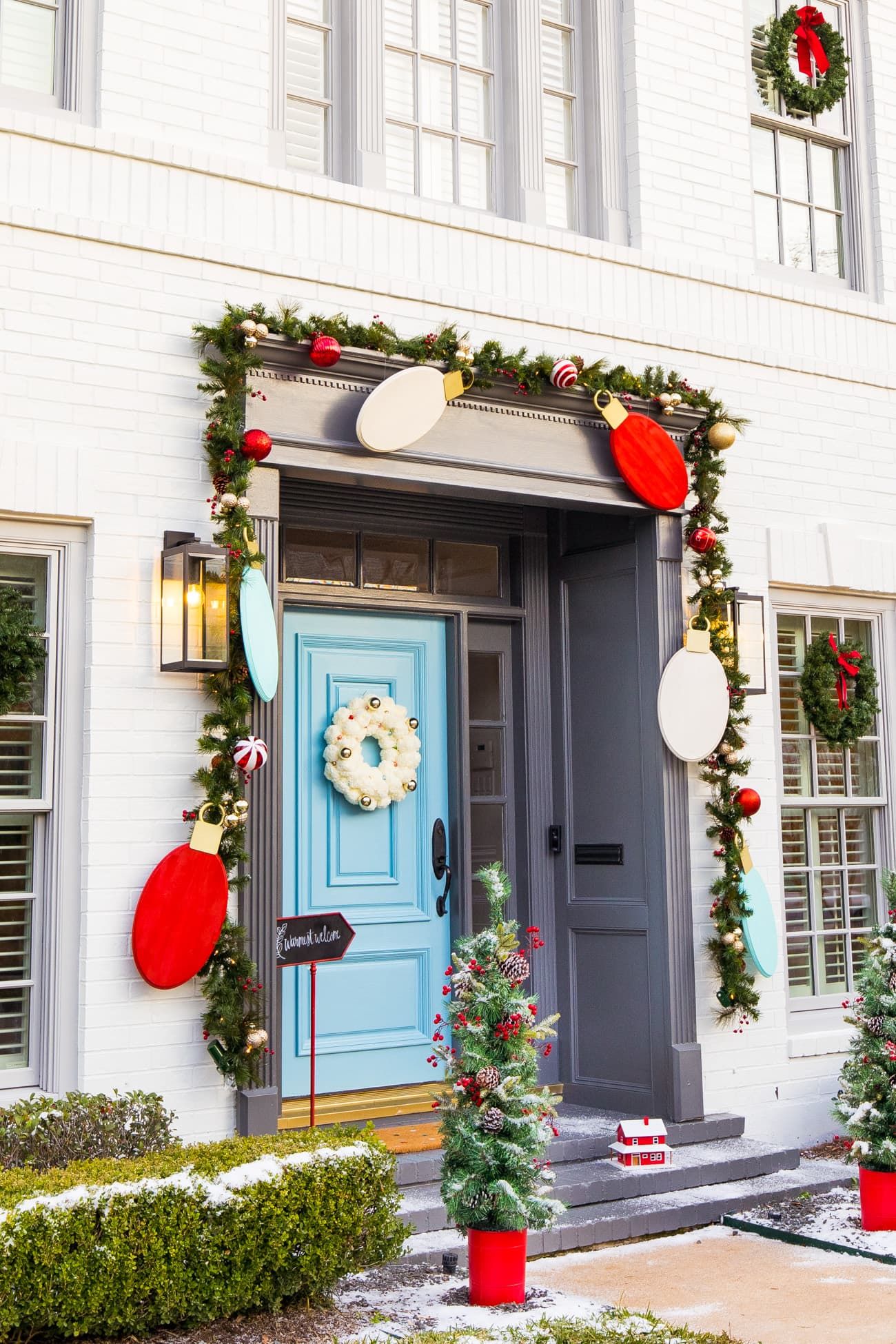 50 DIY Christmas Door Decorations – Best Holiday_yy (1)