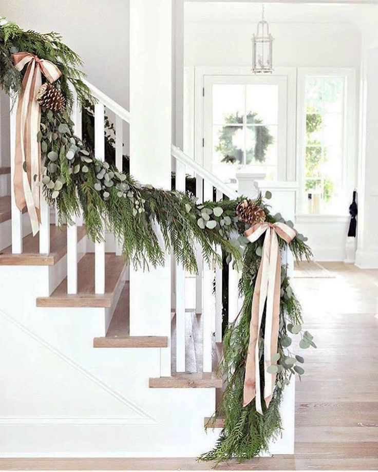 Decorating for Christmas with Natural Garland _ Wre