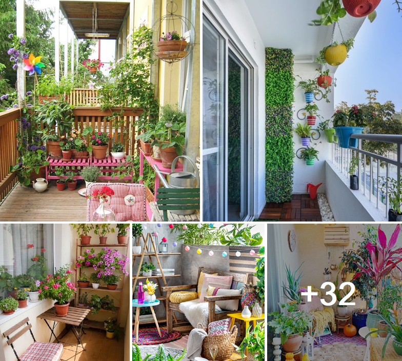 Amazing 21+ Balcony design ideas with flowers and sunset