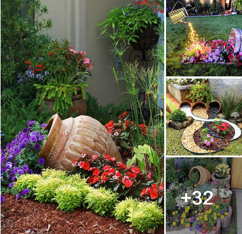 How to add charm to your garden with spilled pots this spring