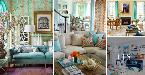 Add sparkle to your home with turquoise and red touches