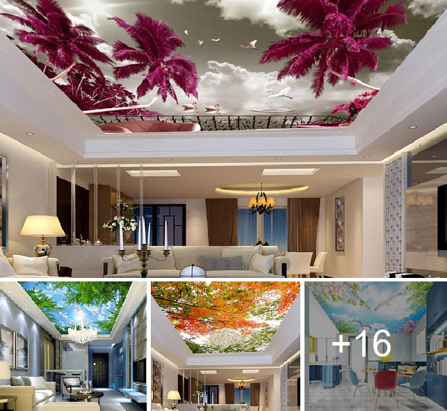 Amazing sky ceiling ideas for your living rooms
