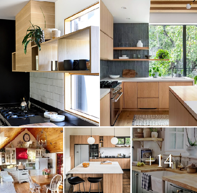 Amazing 14 white and wood farmhouse kitchen designs