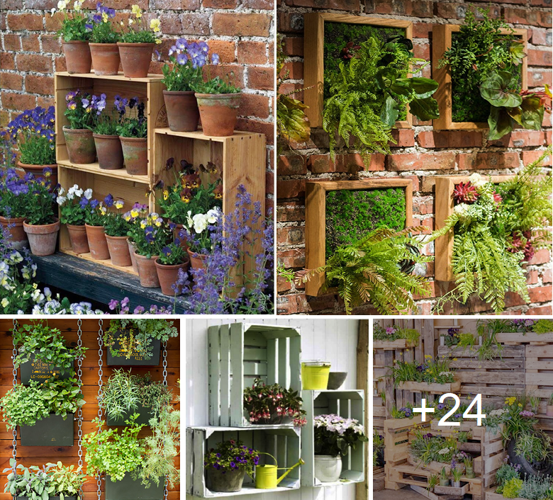 Amazing 24+ vertical garden designs will add charm to your garden