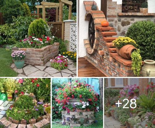 Stunning garden decor ideas with bricks and pavers