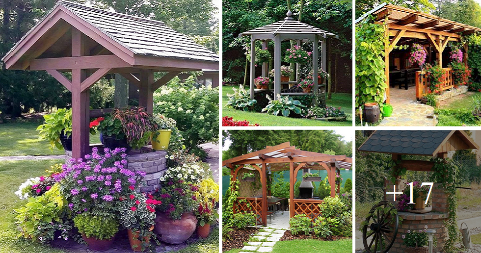 Let yourself be at peace with pergolas and flower gardens