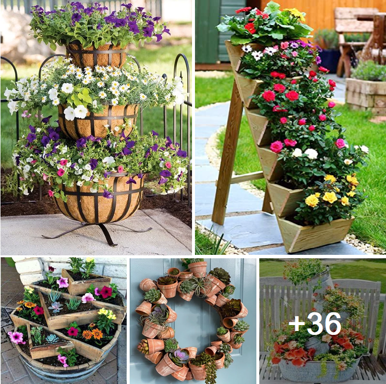 Captivating tiered planter designs for your backyard