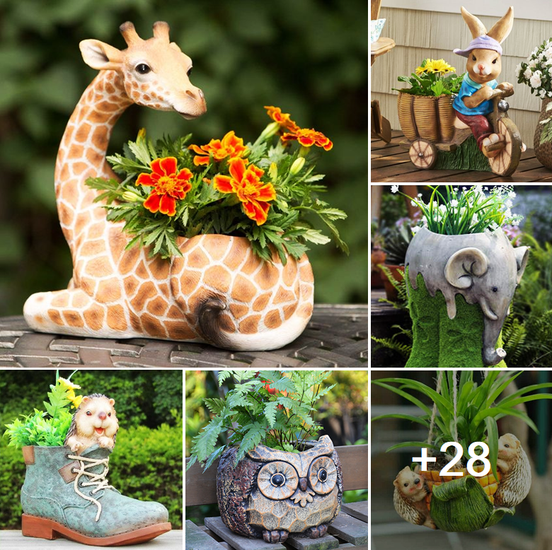 Amazing animal planter designs will add charm to your home