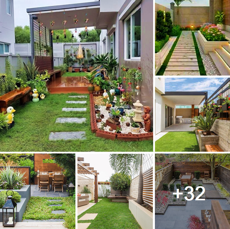 Modern captivating design ideas for small backyards