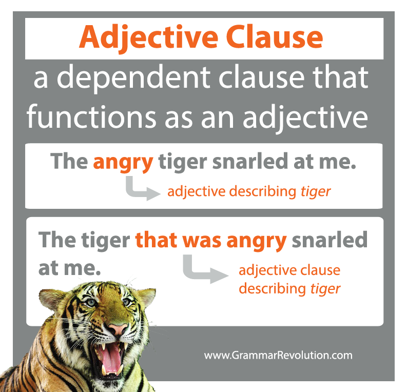 Adjective Clause Liberal Dictionary